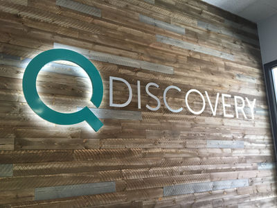 Dimensional Backlit Logo