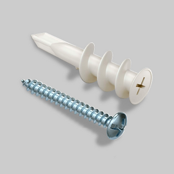 White anchor and a Phillips head screw.