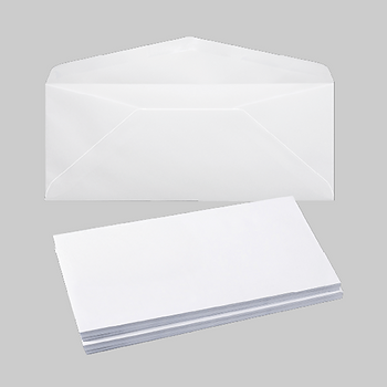 Plain white envelopes.