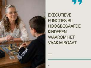 Executieve functies bij hoogbegaafde kinderen: waarom het vaak misgaat