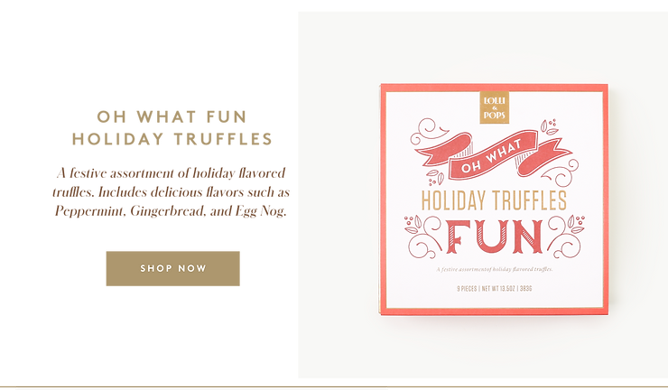Lolli and Pops Holiday Truffles