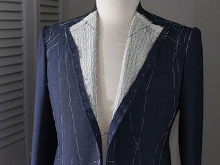 The hand-padded lapel