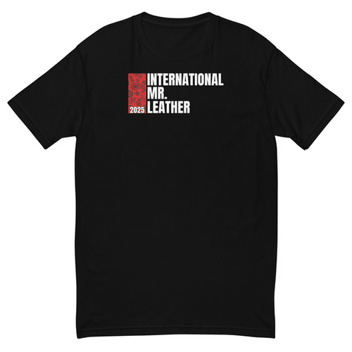 IU 2025 Bye Summerペンミ MD Tシャツ ブラック IML 2025 Official T-Shirt: Red Hanky | Int'l Mr. Leather