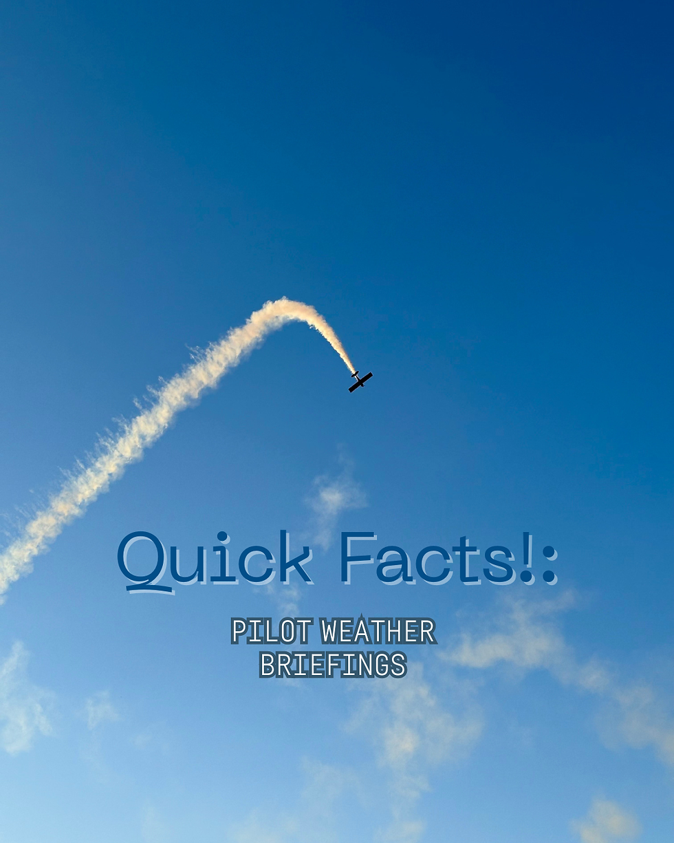 Quick Facts: Weather Briefings