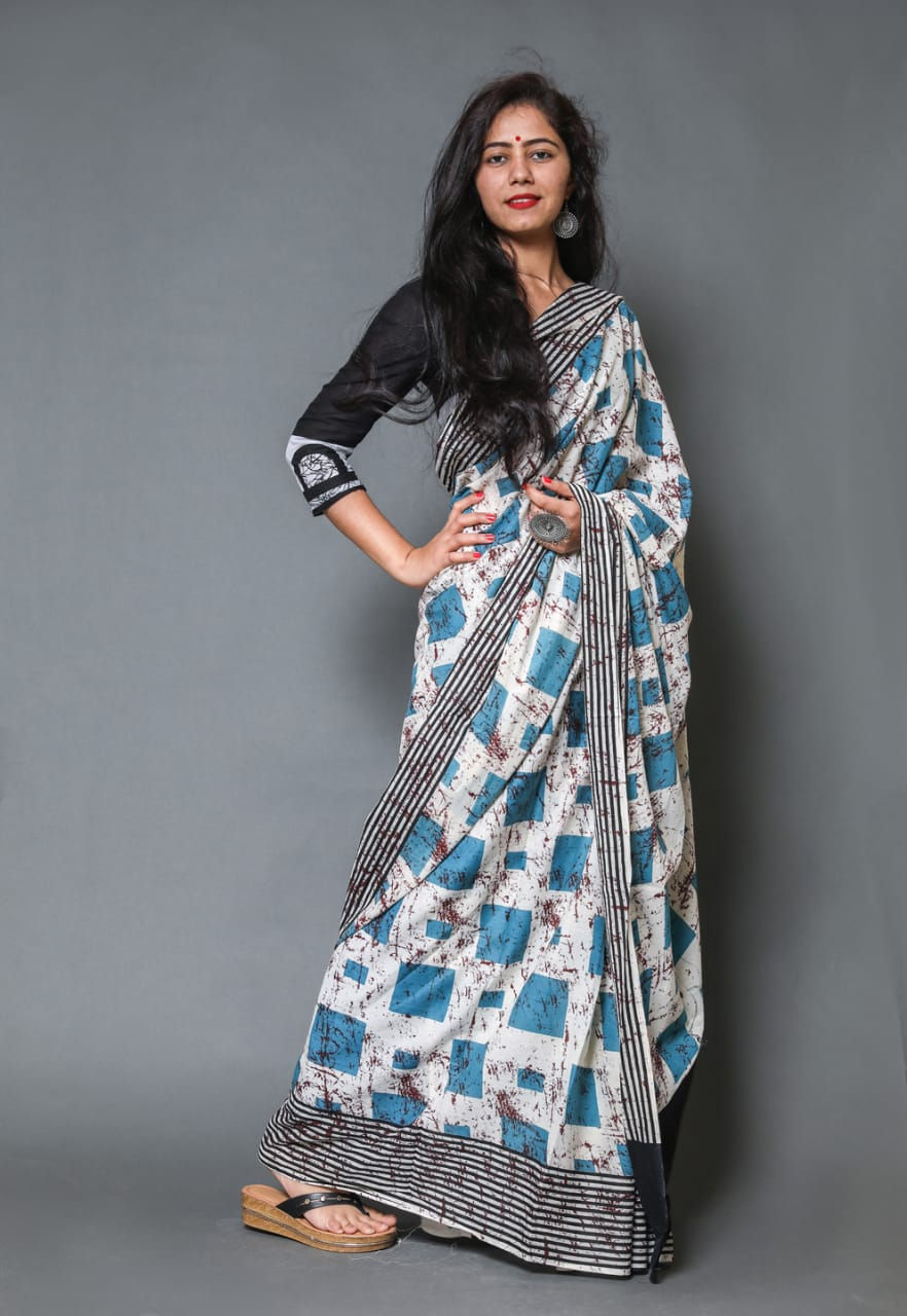 Cotton Printed Saree