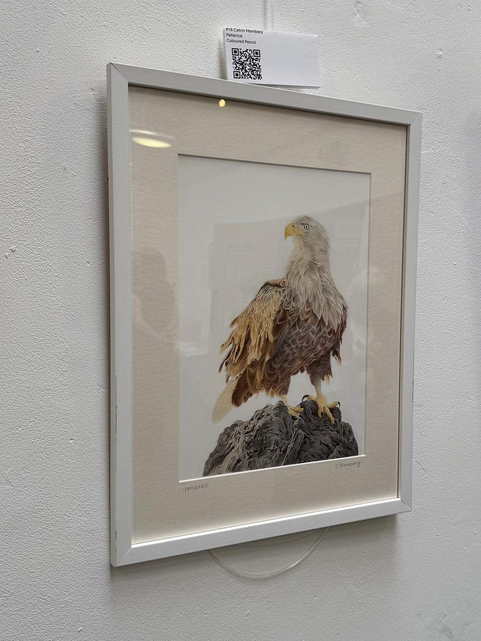 Thumbnail: Custom portrait of an eagle with mount