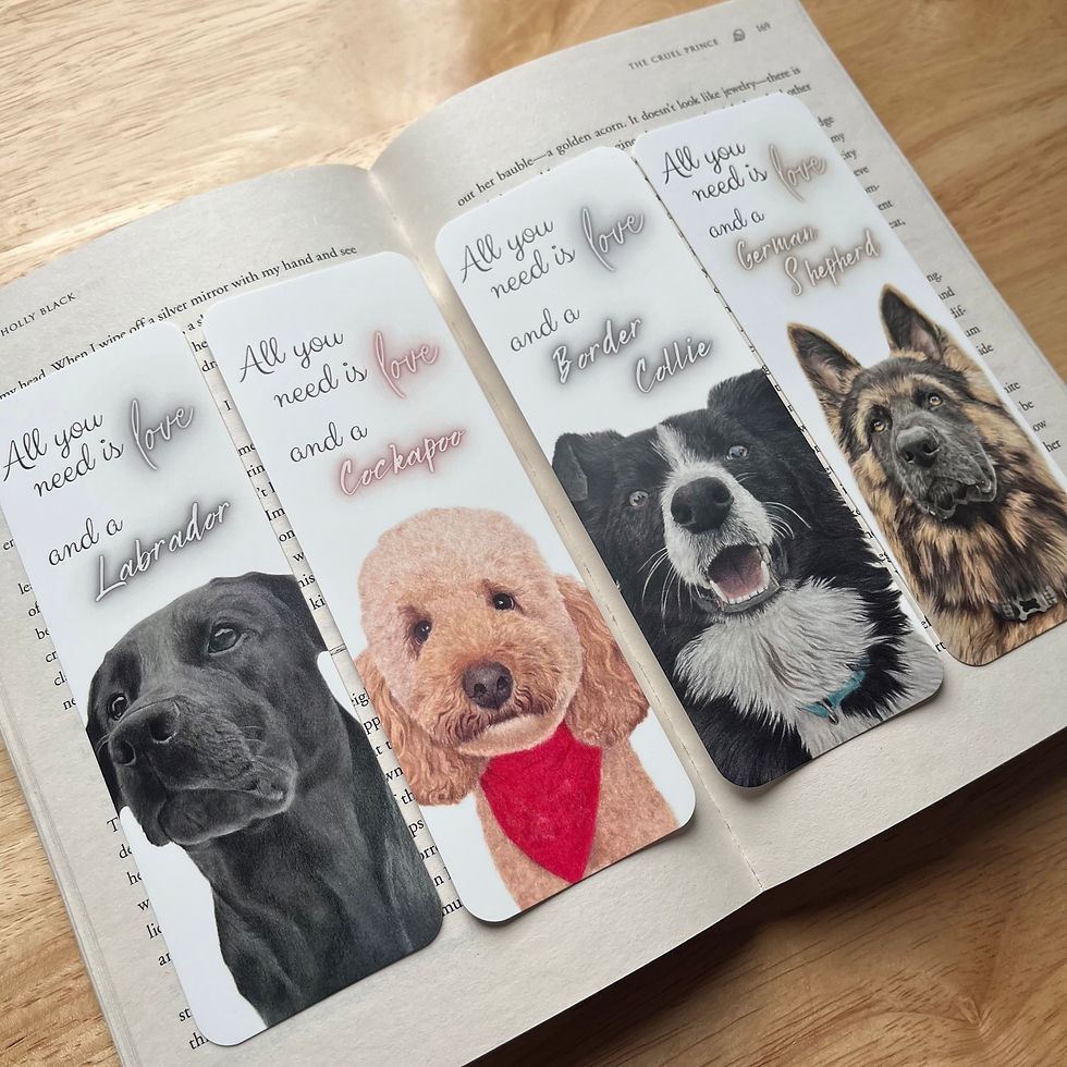 Thumbnail: all you need is love and a ... labrador bookmark