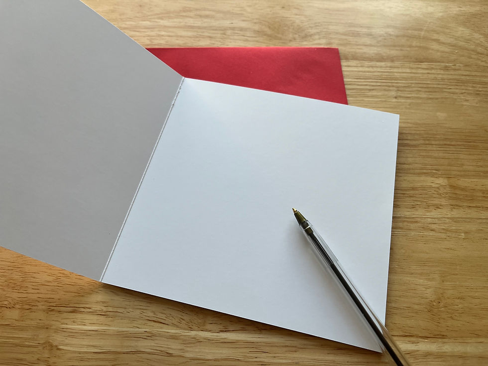 Thumbnail: blank inside the card for own message, red envelope