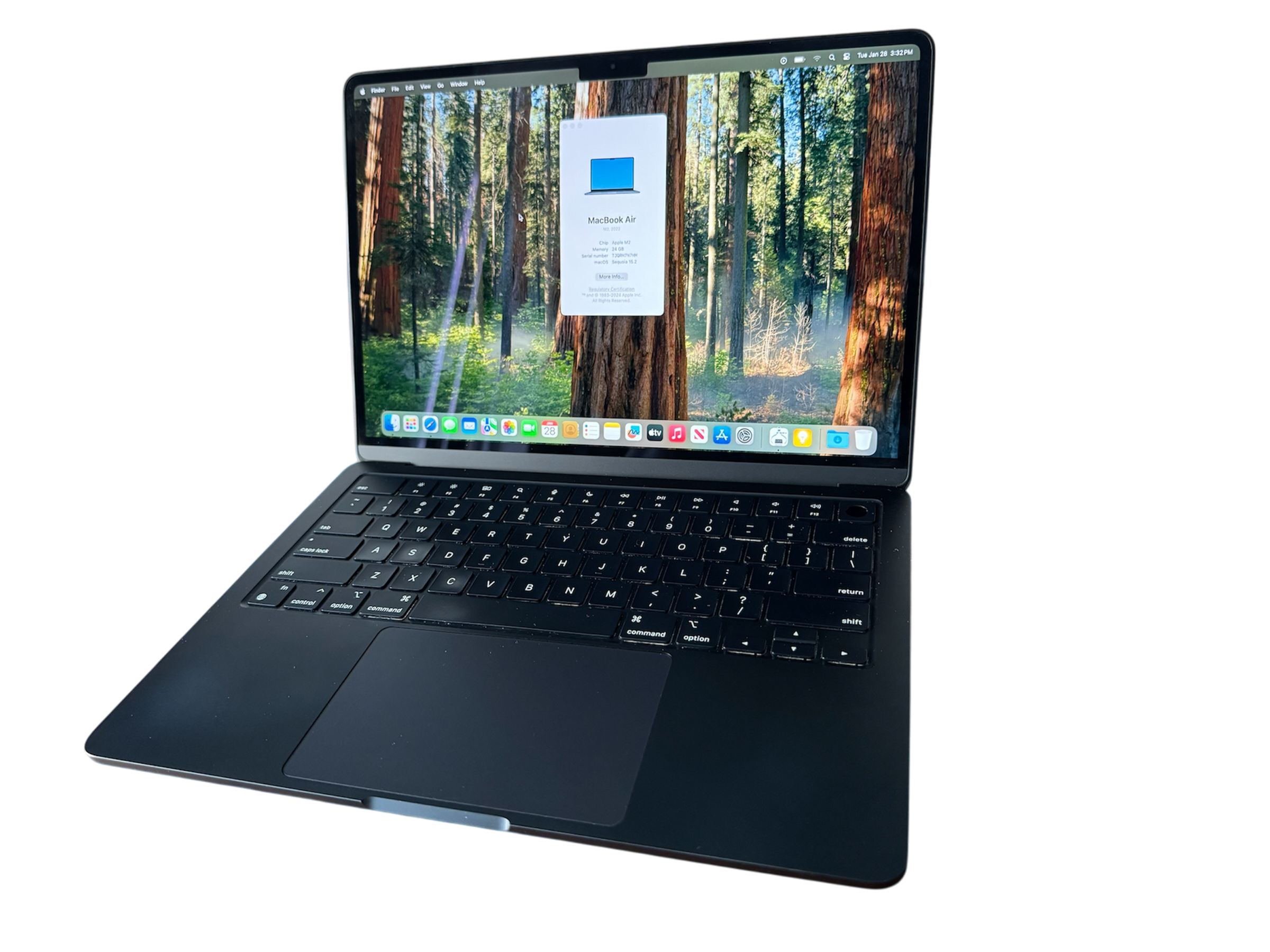 2022 M2 Macbook Air 13.6" 24GB Ram 512GB SSD