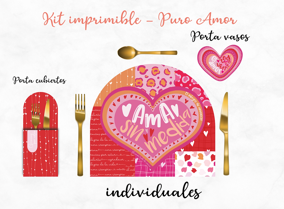 KIT IMPRIMIBLE PARA CENA, DESAYUNO, ALMUERZO Y MÁS