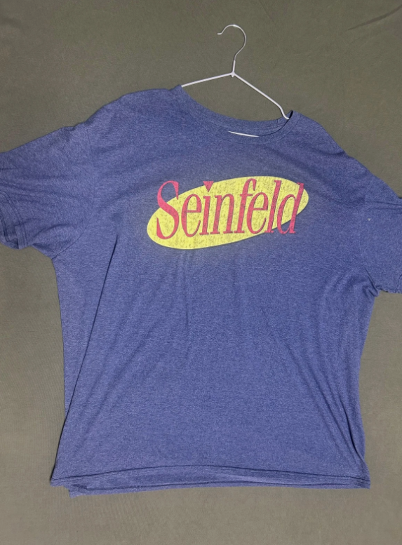 Seinfeld y2k blue tee