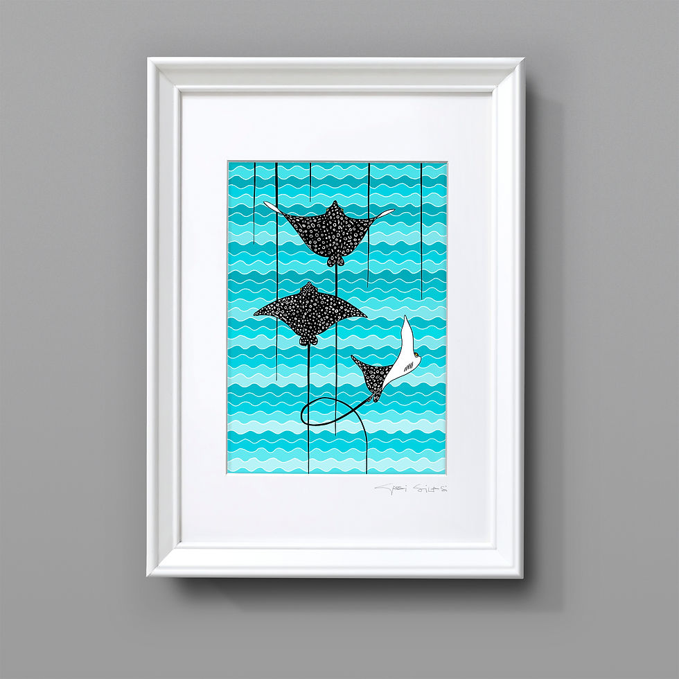 Thumbnail: SPOTTED EAGLE RAYS
