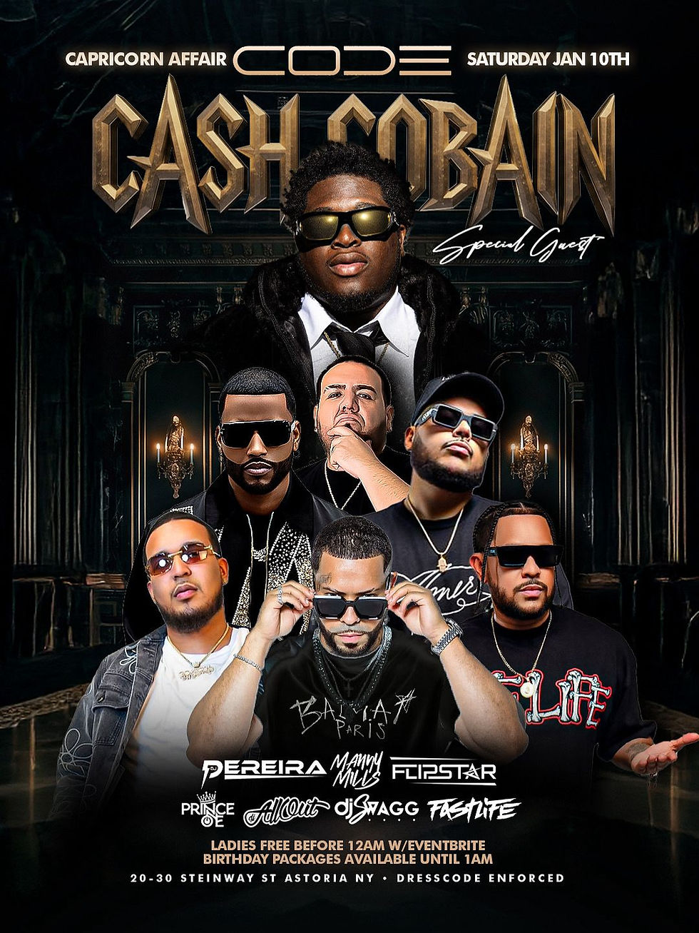 CA$H COBAIN at CODE Astoria - International Saturdays