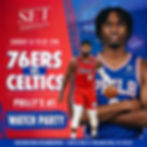 Sixers vs. Celtics Game 1 Watch Party at Set NoLibs 🏀