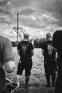 Een schermster van de Sint Michielsgilde