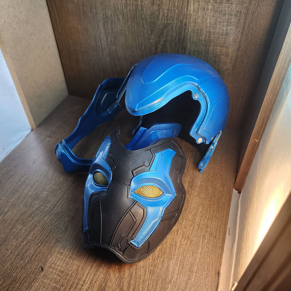 Miniatura: Capacete Besouro Azul