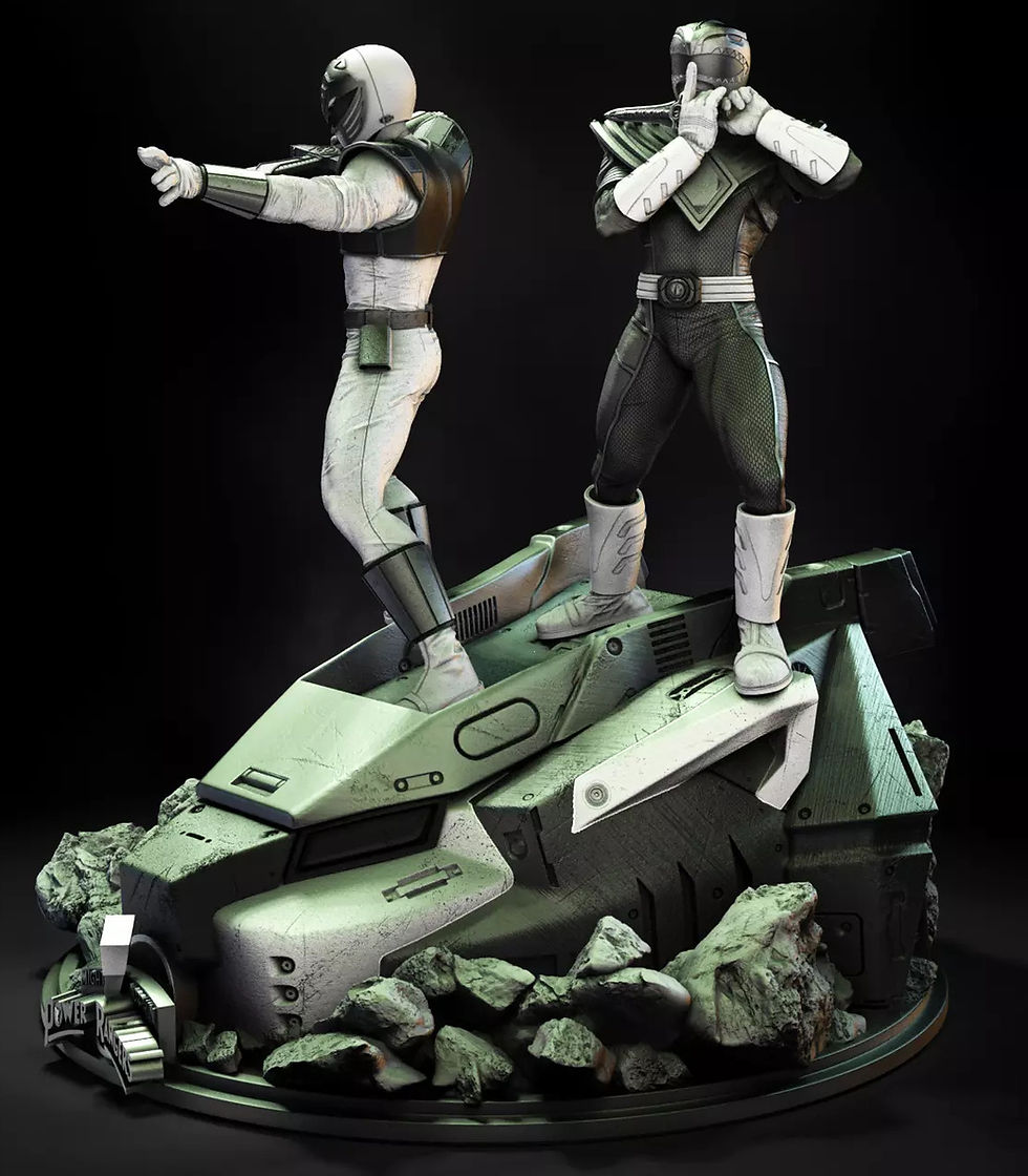 Miniatura: Tommy Verde e Branco (Power Ranger)