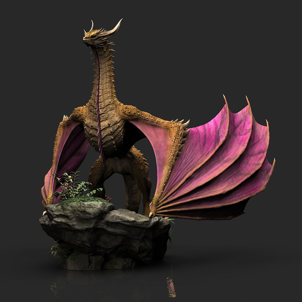 Miniatura: Sunfyre, o Dourado (House of Dragon)