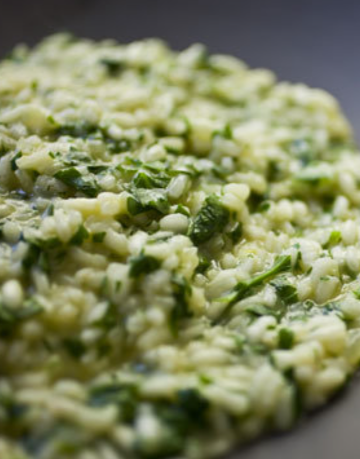 Roasted Duck and Herb Risotto
