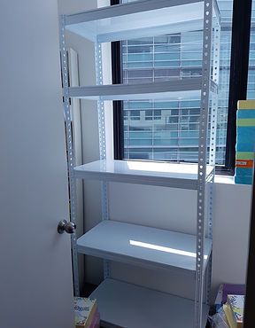 5 Tier, Metal Shelving, Single Small Rack
