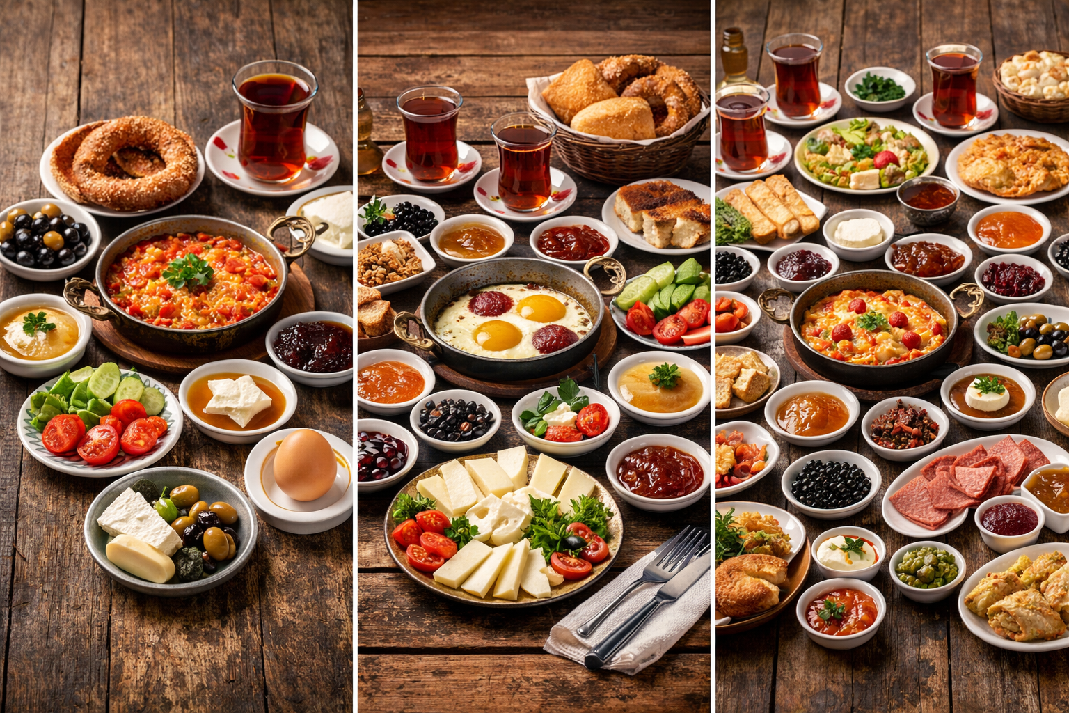 Arranged Food and Objects