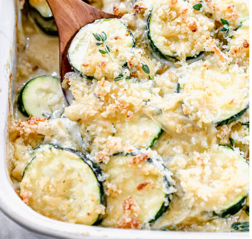 Zucchini Casserole Vegan Vegan Zucchini Casserole