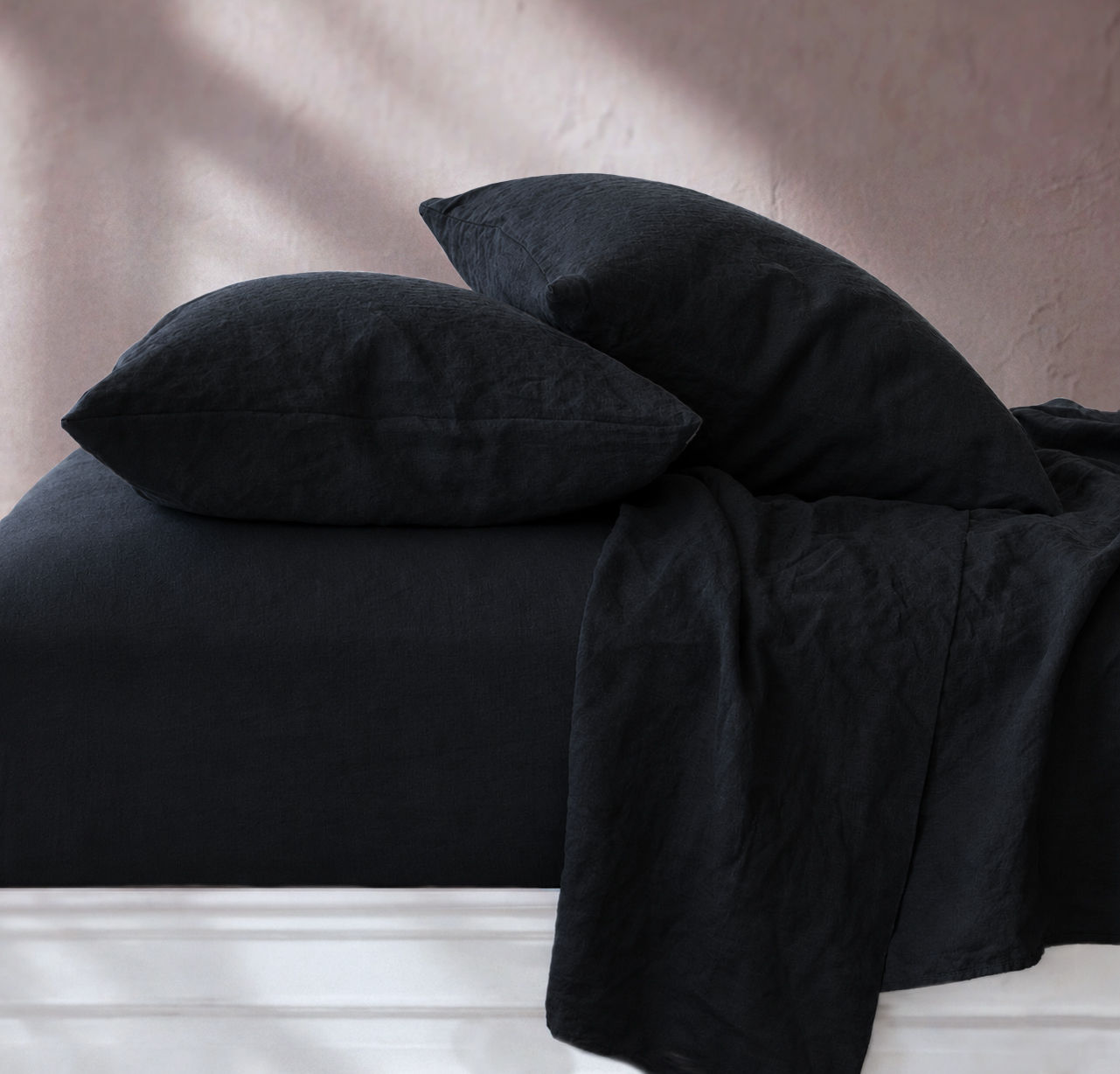 Linen Pillowcases x 2