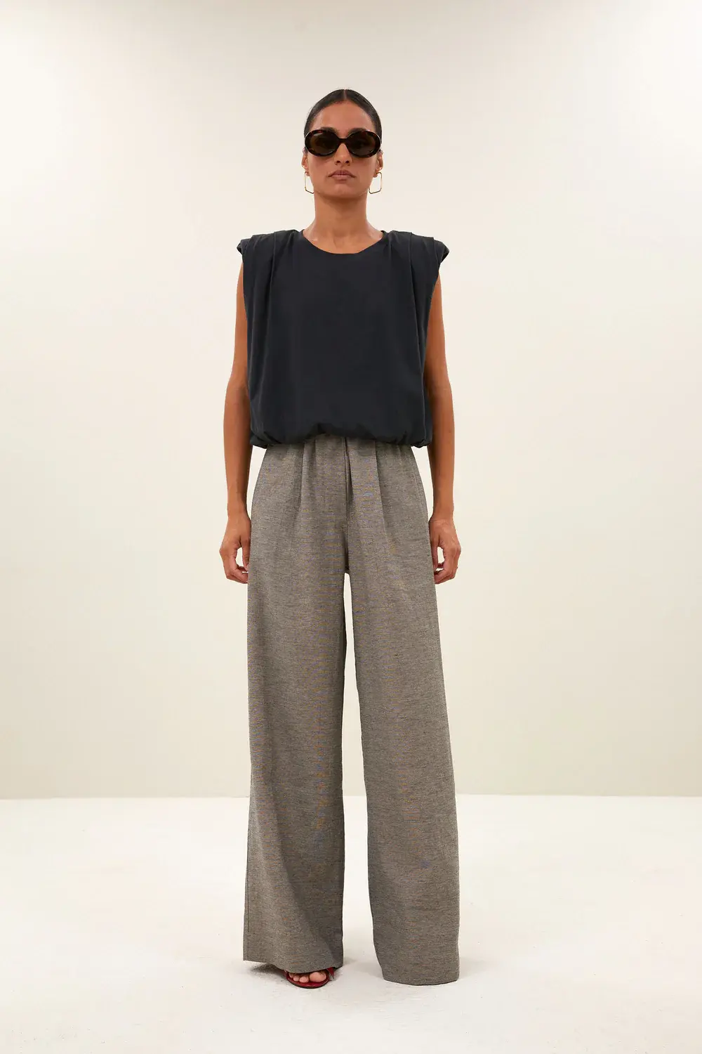 Broek Charcoal Melee