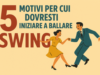 Ogni settembre ci promettiamo qualcosa: “Quest’anno voglio fare qualcosa di nuovo.” Magari è un corso, un’attività, un modo per uscire dalla routine. E se ti dicessimo che lo swing è esattamente quel qualcosa che stavi cercando? I nostri corsi non sono solo lezioni di ballo. Sono un’esperienza che ti cambia la settimana, ti fa sorridere, ti fa muovere, ti fa conoscere persone vere. Ecco 5 motivi per cui vale la pena buttarsi… e ballare con noi!