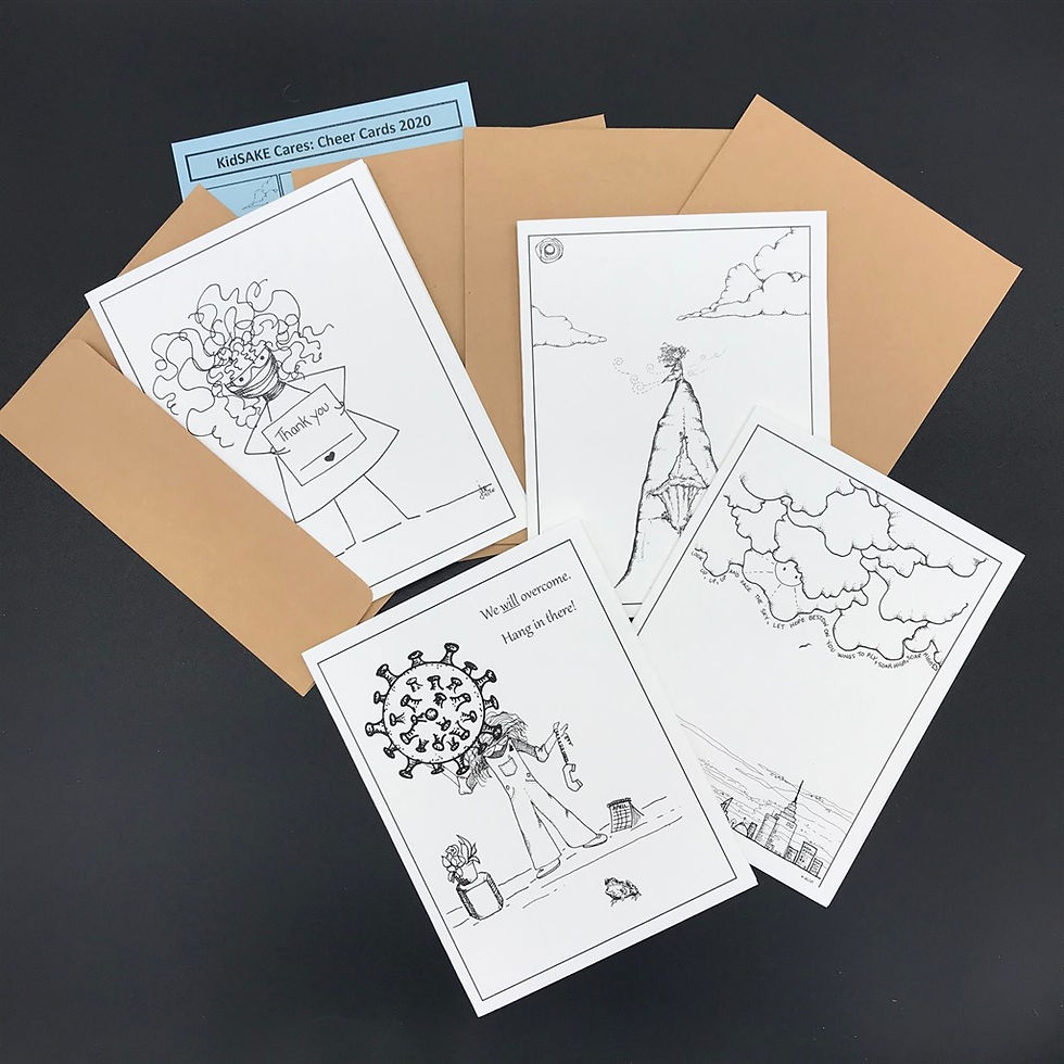 Thumbnail: KidSAKE Cares: Cheer Cards, Set A