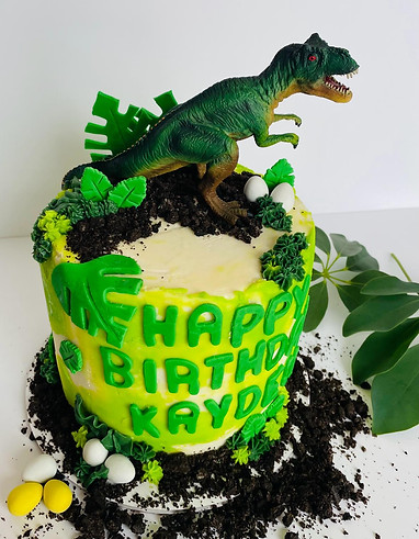 Children's Birthday Dino Cake