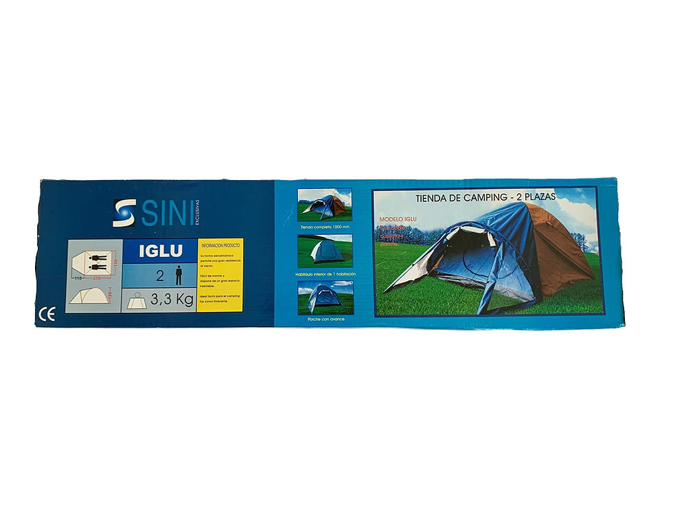 Miniatura: TENDA DE CAMPISMO 2 PESSOAS - 2,1X1,5X1,2 Mt