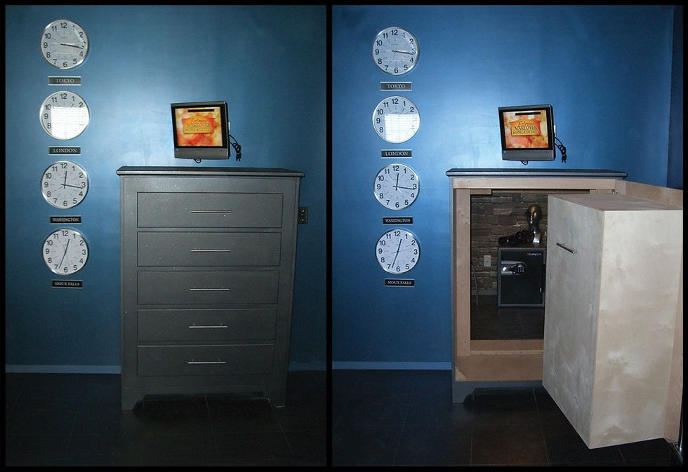 Decorating to Hide Unsightly Doors: Create a Hidden Door
