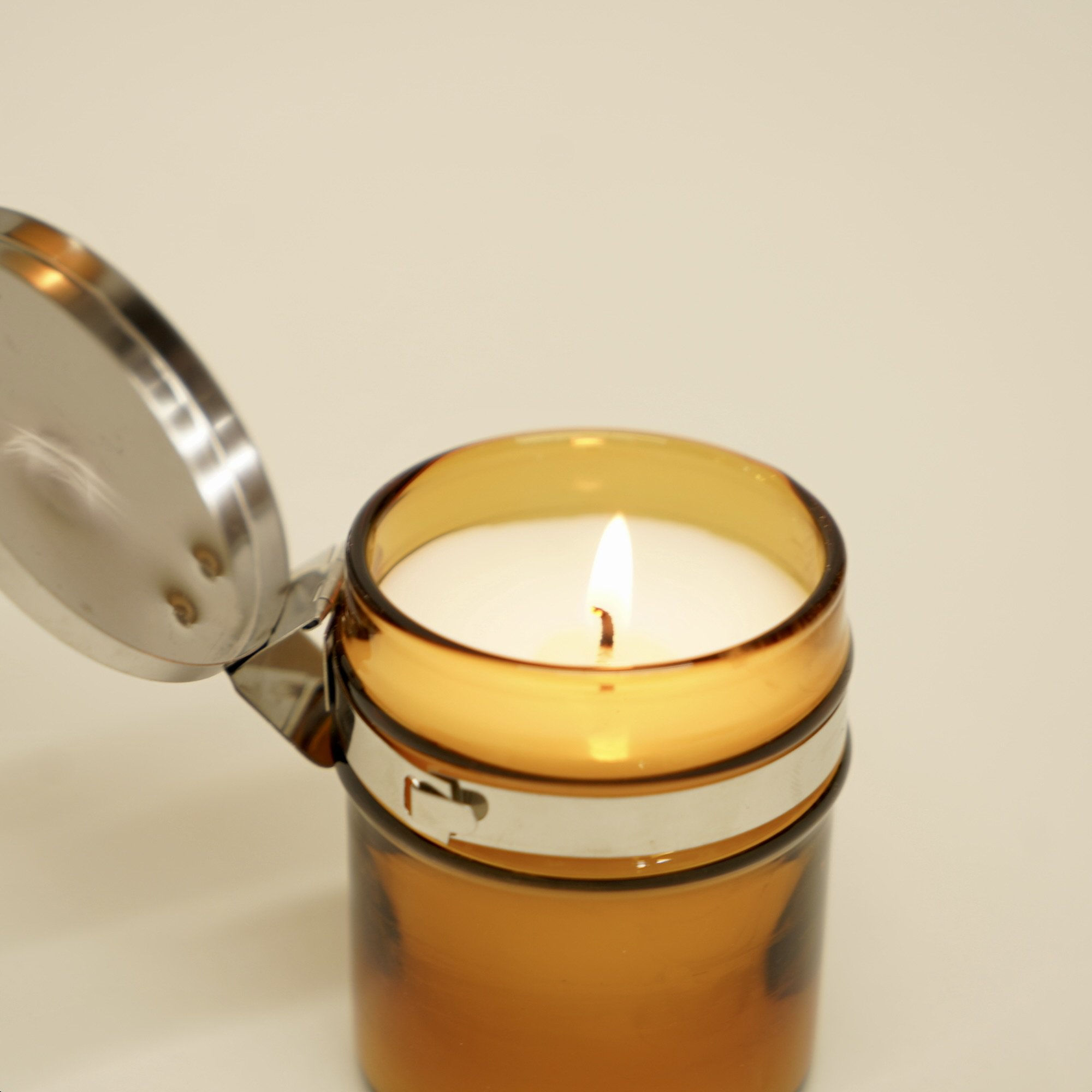 青森ヒバ玻璃瓶蠟燭 HIBA WOOD GLASS CANDLE