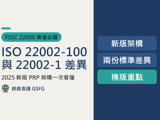 ISO 22002-100:2025 與 ISO 22002-1:2025 重點解析