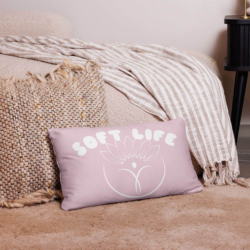 Thumbnail: Soft Life Pillow Pink