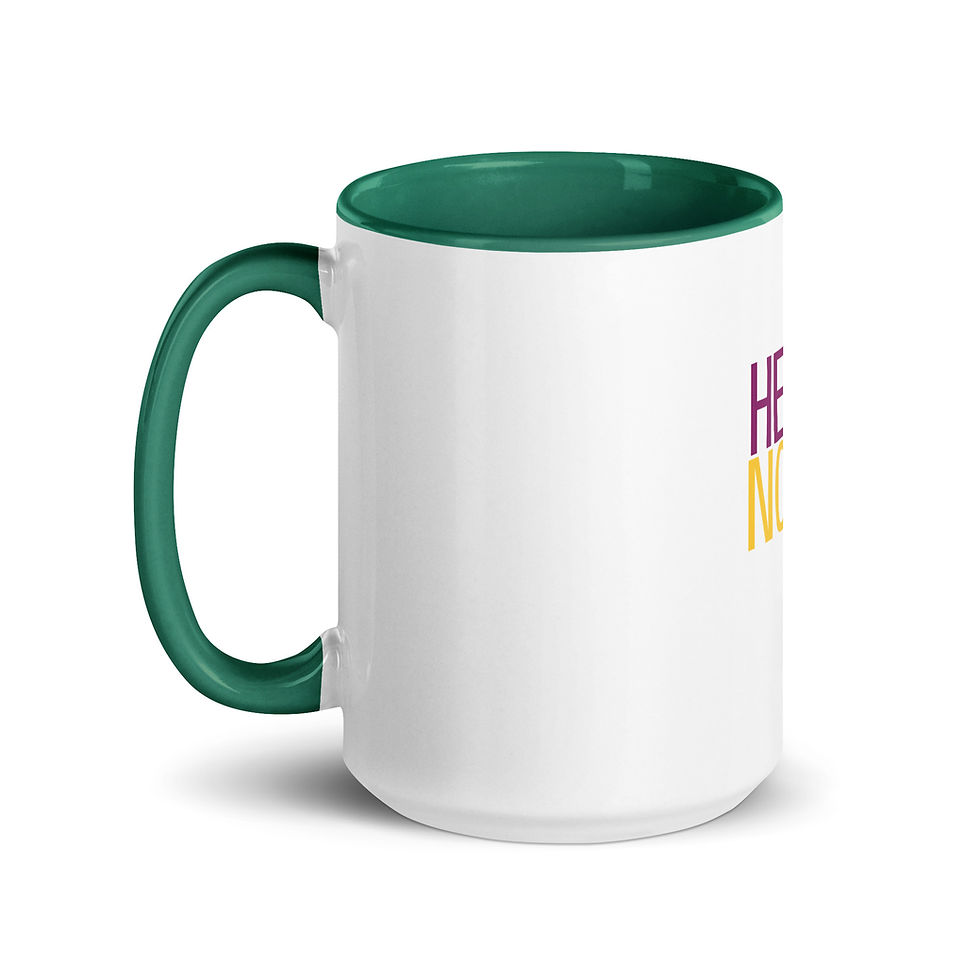 Thumbnail: HERE NOW Mug with Color Inside