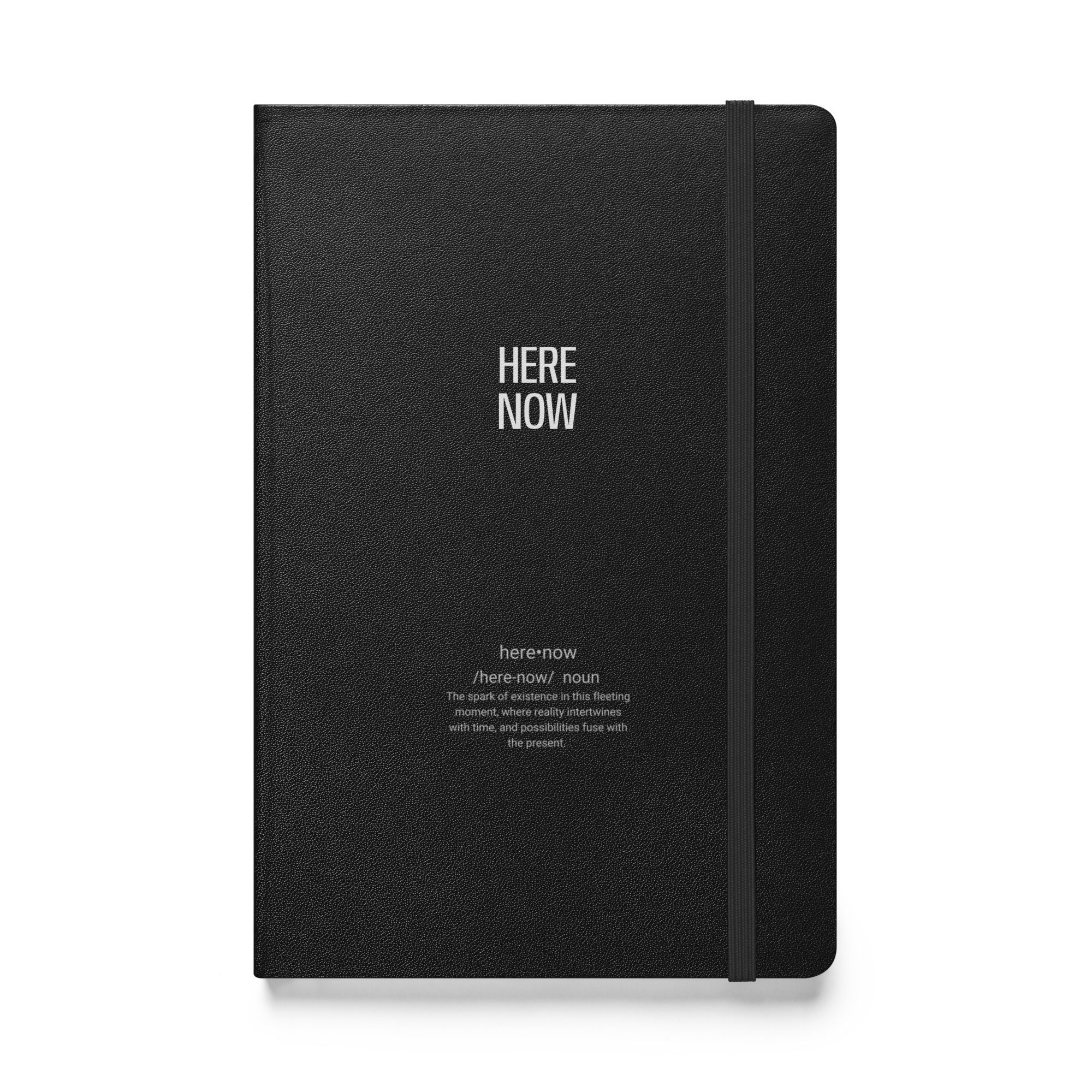 Here. Now Hardcover bound notebook Journal