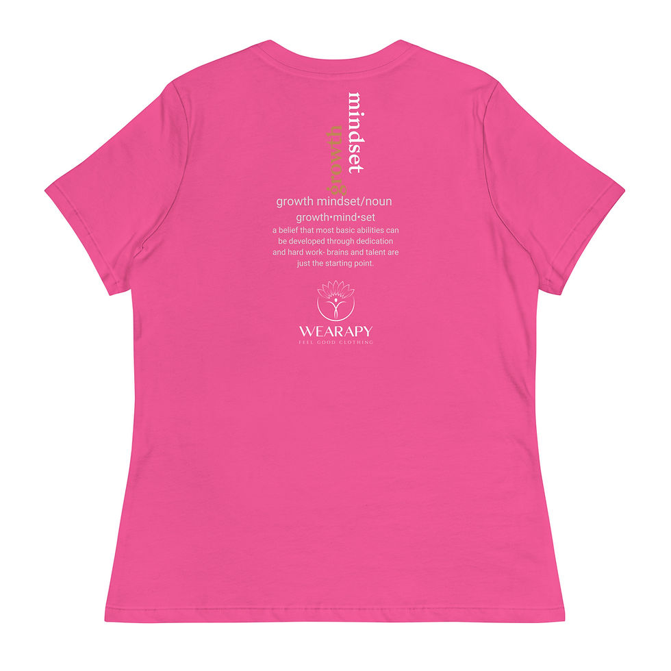Thumbnail: Growth Mindset Women's Tee Front Logo