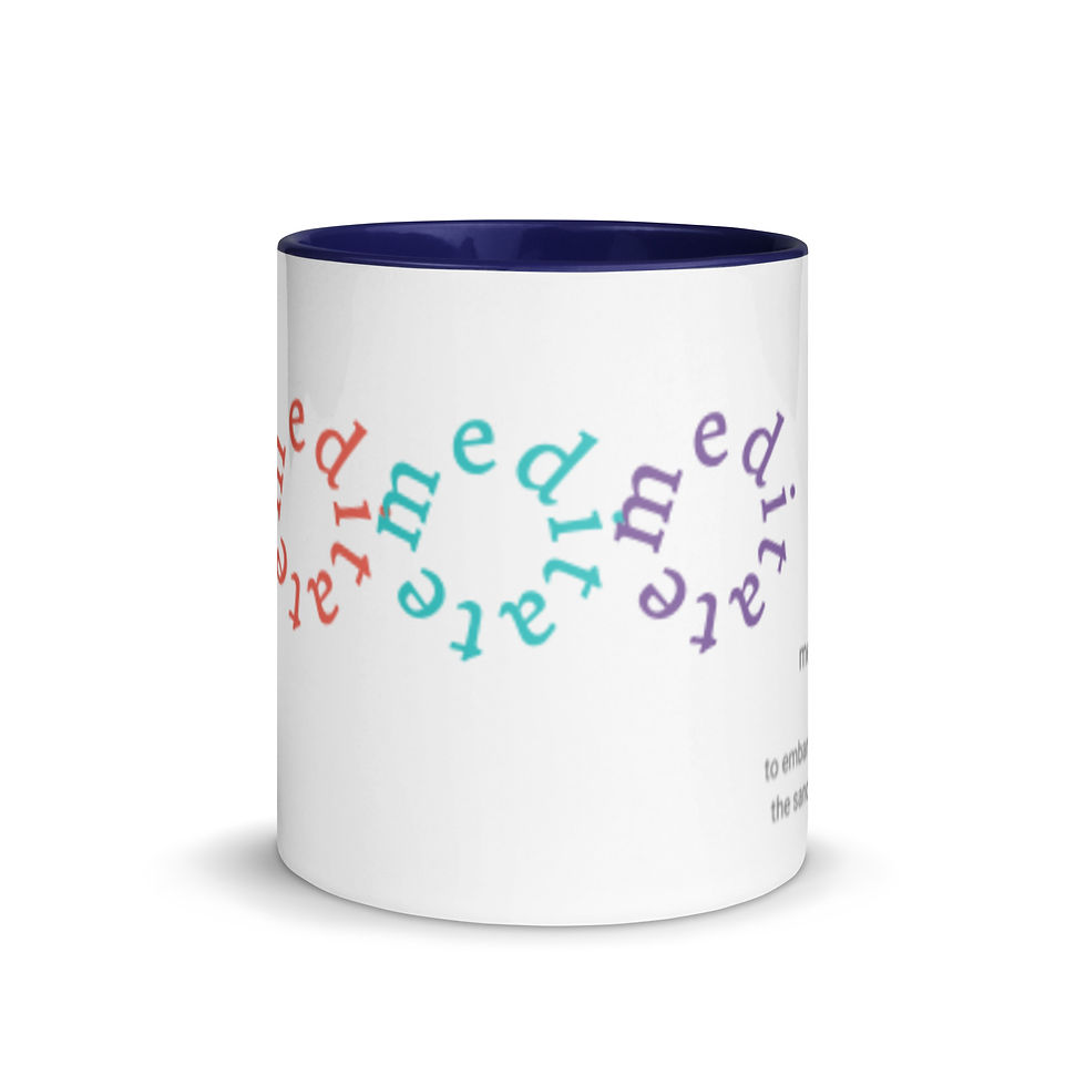 Thumbnail: Meditation Circle Mug with Color Inside