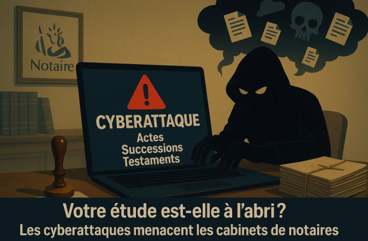 🔐 Études notariales & cybersécurité : un risque sous-estimé pour des données ultra-sensibles 🔐