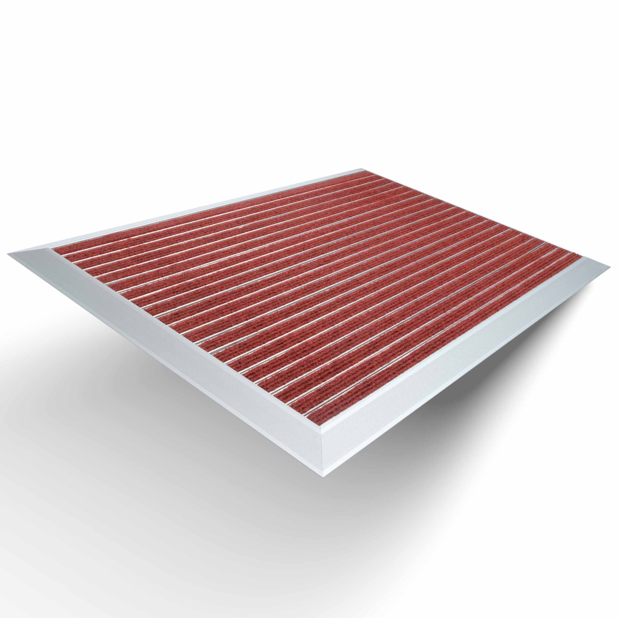 Red Ribbed Mat