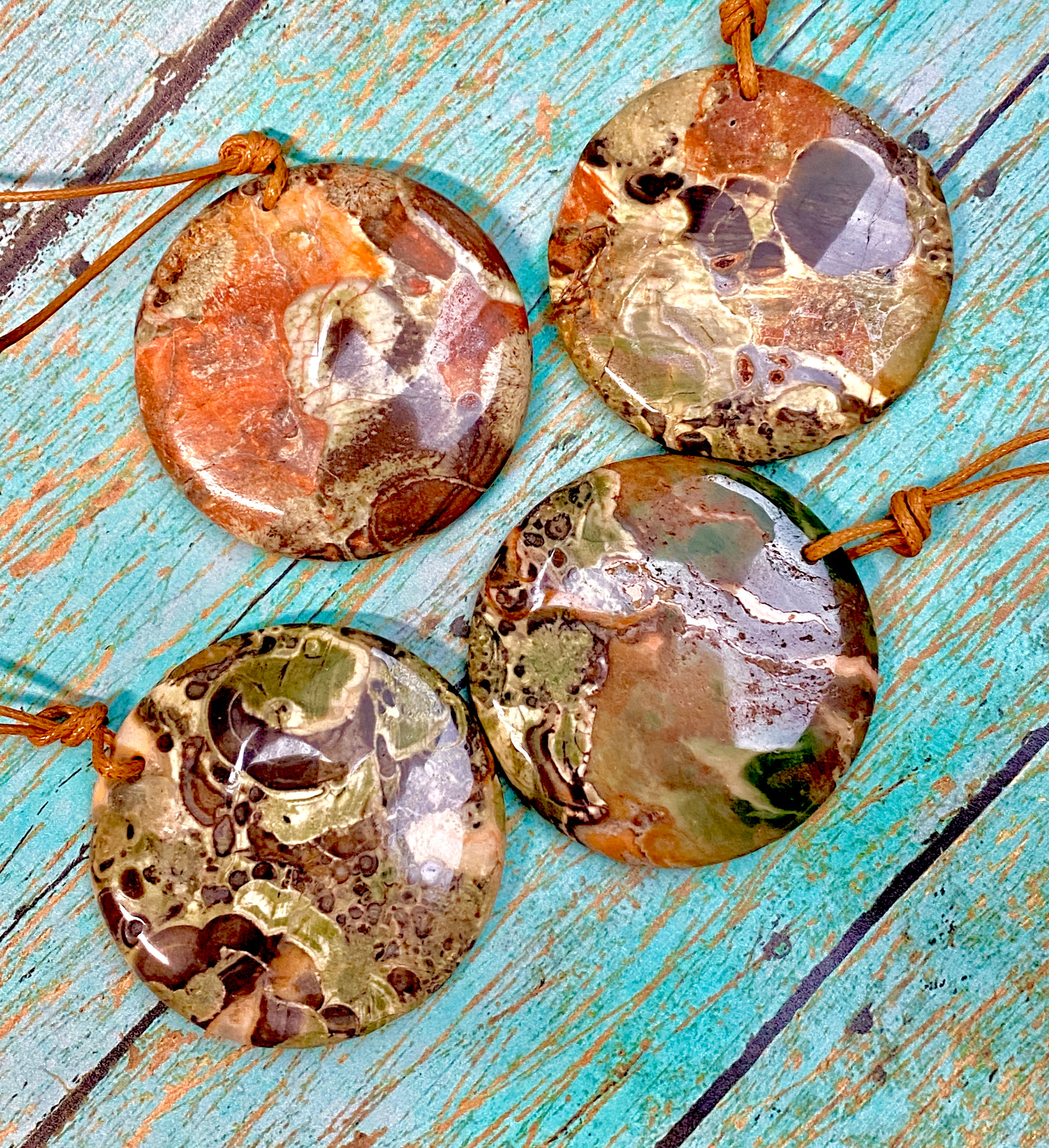 Mushroom Jasper Pendant