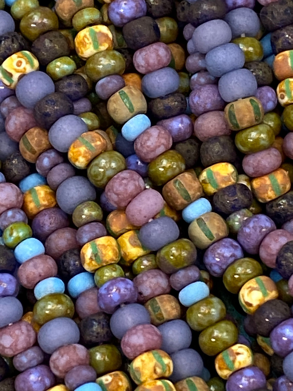 Miniatura: 6/0-7/0  Matted Killer Frost Aged Seed Beads