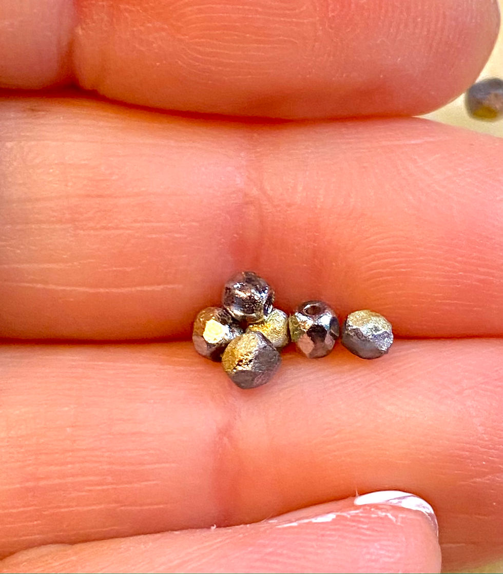 Miniature : 3mm Etched Crystal Full Marea Round Fire Polish