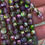 Miniature : 6mm Etched Magic Orchid Smooth Round Druk
