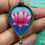 Миниатюра: Hand Painted Sterling Lotus Pendant