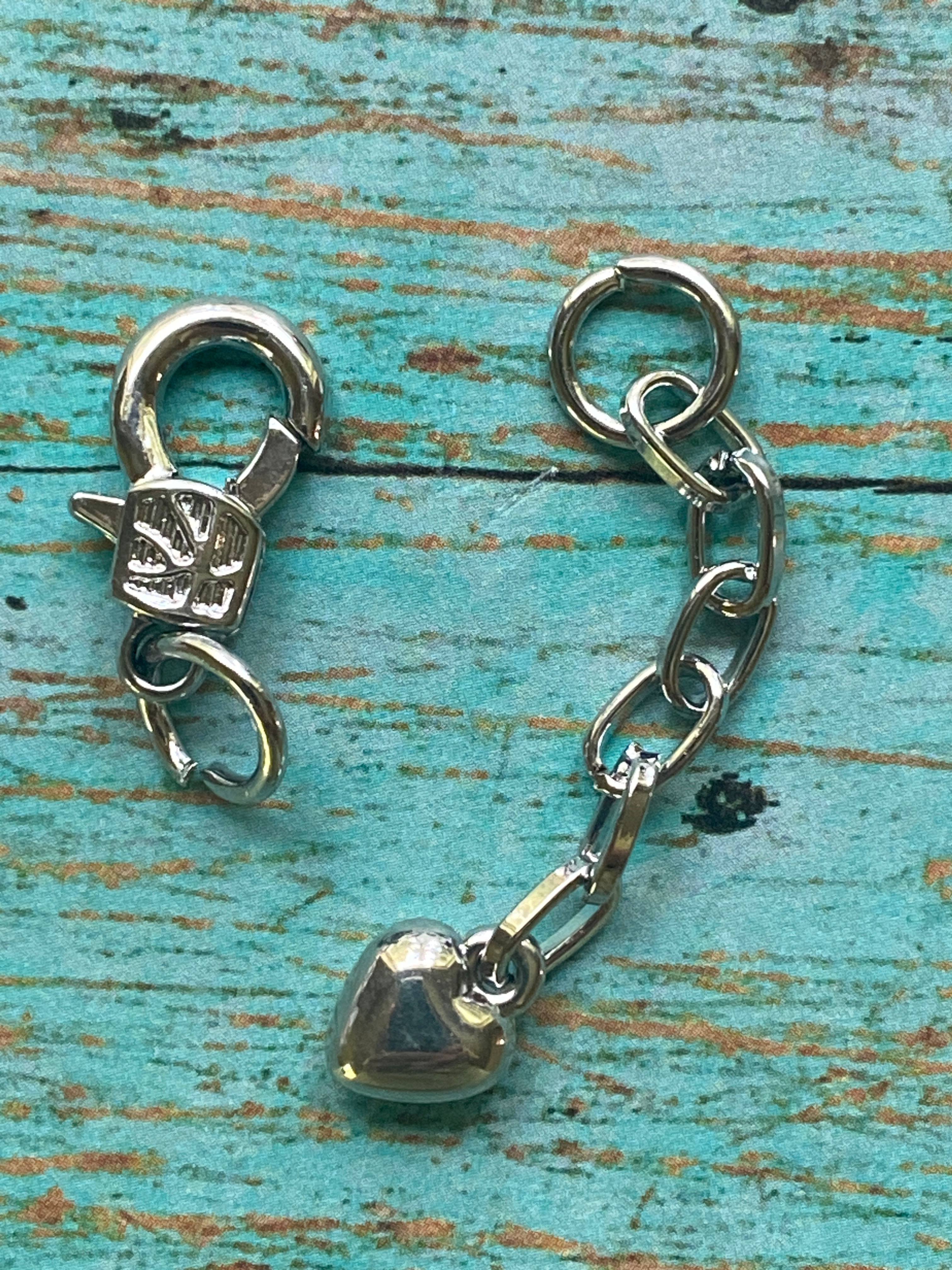 Oversized Lobster Claw Clasp & Extender Chain