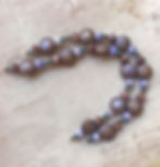 Миниатюра: Specialty 8" Bead Strand, Muted Mauve & Lilac