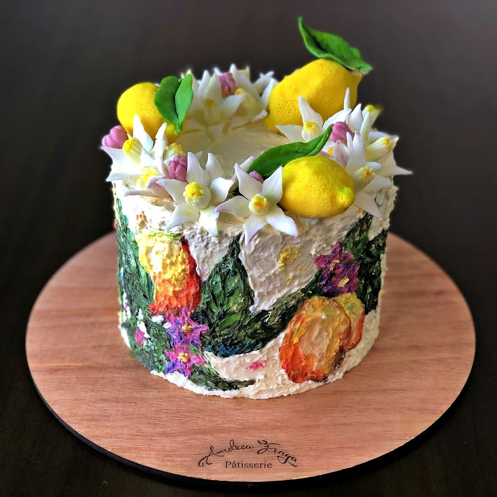 Miniatura: torta decorada lacakeartista